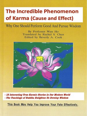 cover image of The Incredible Phenomenon of Karma (Cause and Effect)